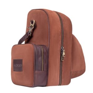 Customized Premium Leather Handmade Matera Multi-function Maillard Style Mate Bag